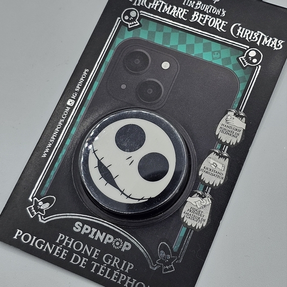 Disney The Nightmare Before Christmas Jack Skellington Spinpop Phone Grip - Picture 3 of 4